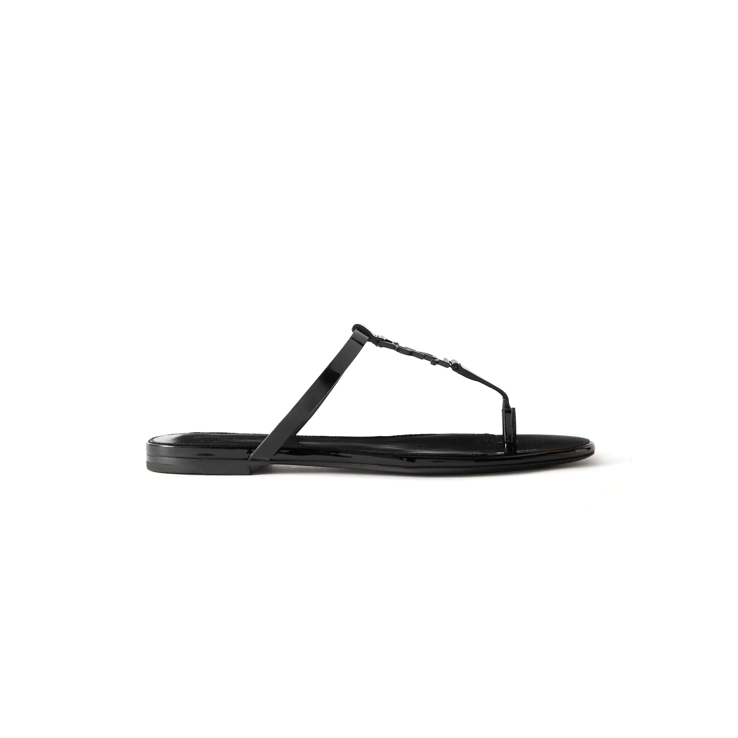 YSL LE CASSANDRA SANDALS IN PATENT LEATHER 7760811TVVV1000